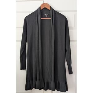 Vila Milano Black Open Front Cardigan